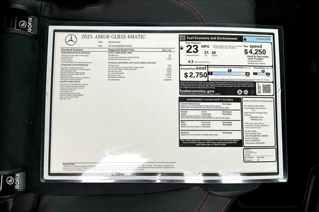 new 2025 Mercedes-Benz AMG GLB 35 car, priced at $65,085