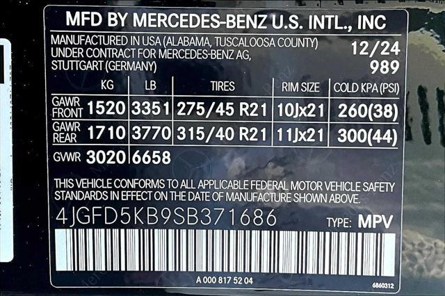 new 2025 Mercedes-Benz GLE 450 car, priced at $85,820