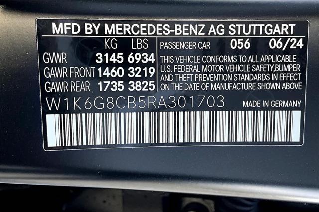 new 2024 Mercedes-Benz AMG S 63 E car, priced at $209,990