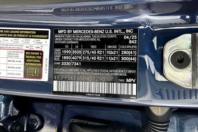 new 2025 Mercedes-Benz GLS 450 car, priced at $96,065