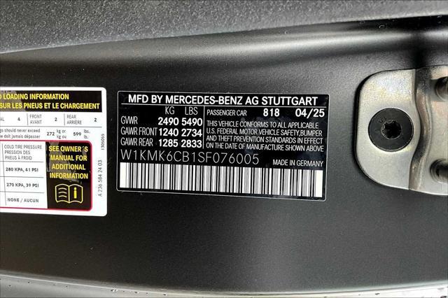 new 2025 Mercedes-Benz AMG CLE 53 car, priced at $105,900