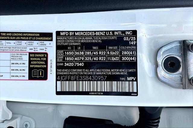 new 2025 Mercedes-Benz GLS 580 car, priced at $119,495