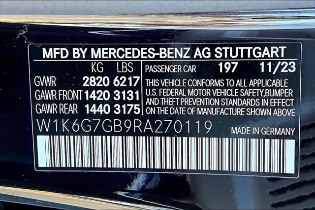 new 2024 Mercedes-Benz S-Class car, priced at $138,635