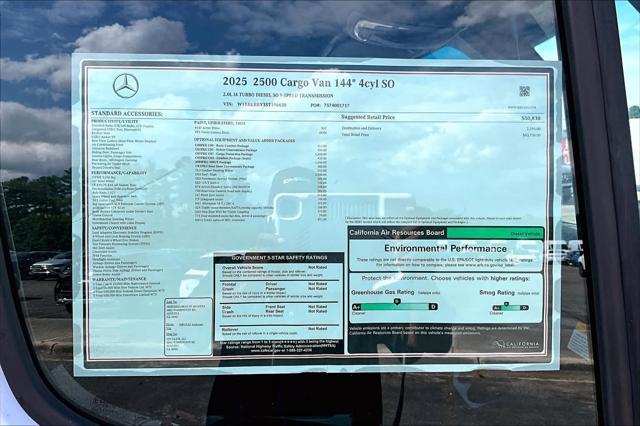 new 2025 Mercedes-Benz Sprinter 2500 car, priced at $63,736