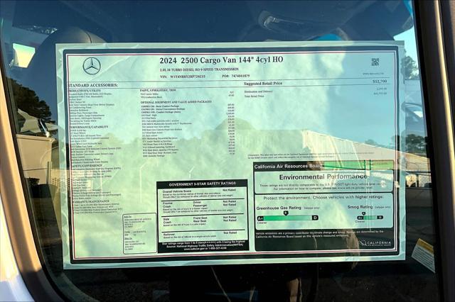 new 2024 Mercedes-Benz Sprinter 2500 car, priced at $63,797