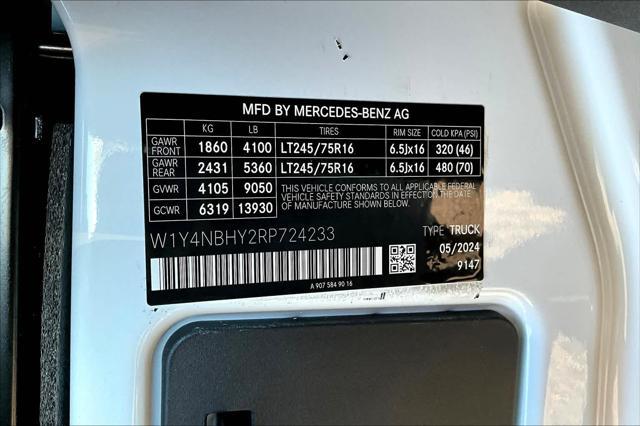 new 2024 Mercedes-Benz Sprinter 2500 car, priced at $63,797