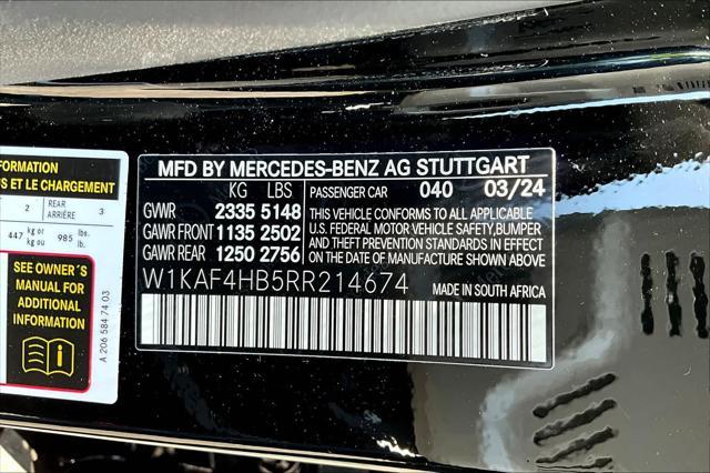 used 2024 Mercedes-Benz C-Class car, priced at $47,777