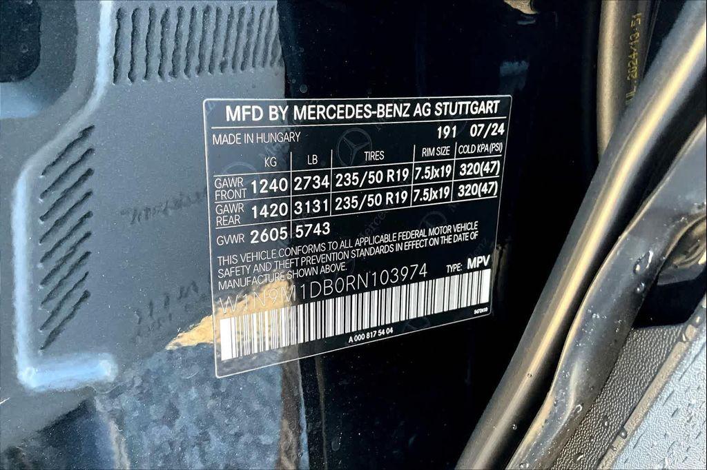 used 2024 Mercedes-Benz EQB 350 car, priced at $54,000