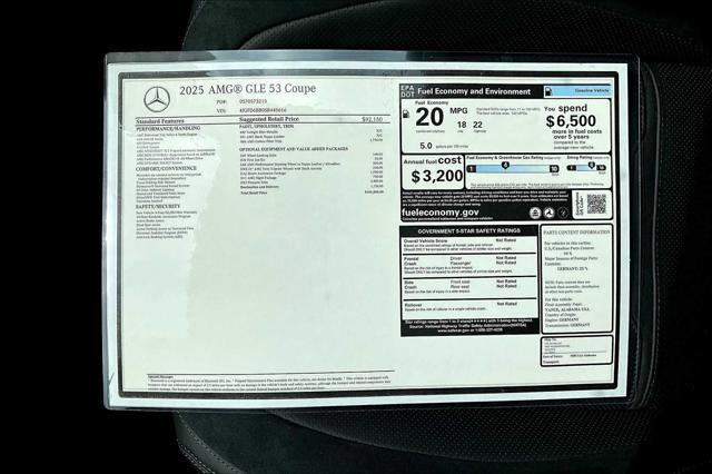 new 2025 Mercedes-Benz AMG GLE 53 car, priced at $101,945