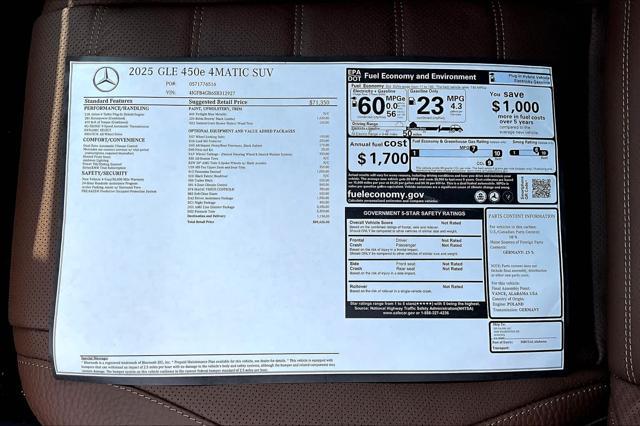 used 2025 Mercedes-Benz GLE 450e car