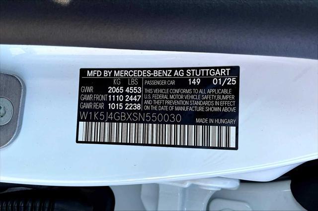 new 2025 Mercedes-Benz CLA 250 car, priced at $53,370