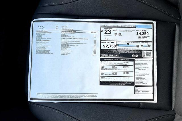new 2025 Mercedes-Benz GLE 350 car, priced at $71,585