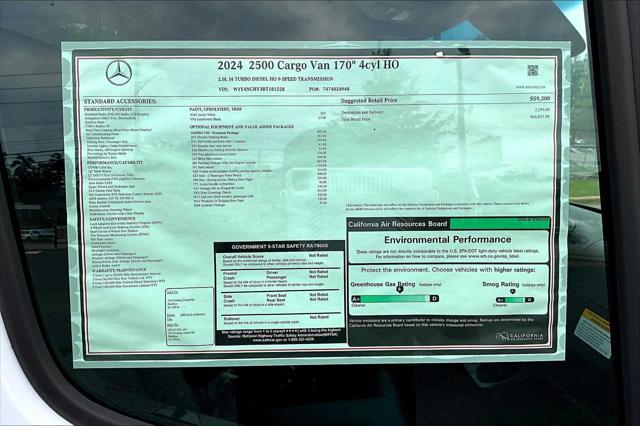 new 2024 Mercedes-Benz Sprinter 2500 car, priced at $66,821