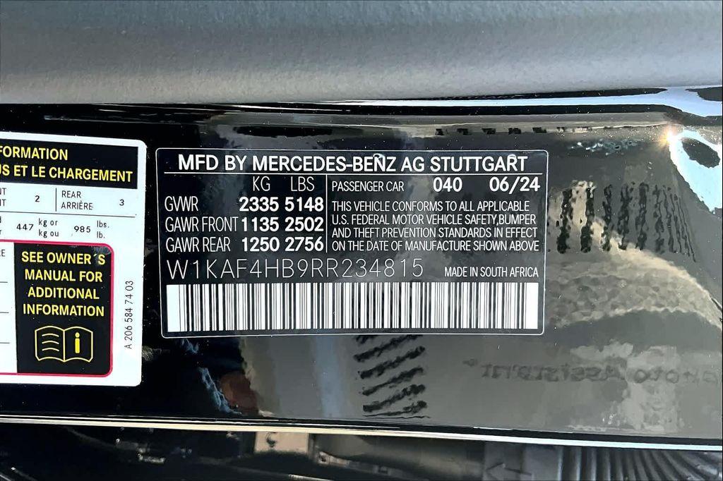 used 2024 Mercedes-Benz C-Class car, priced at $48,777