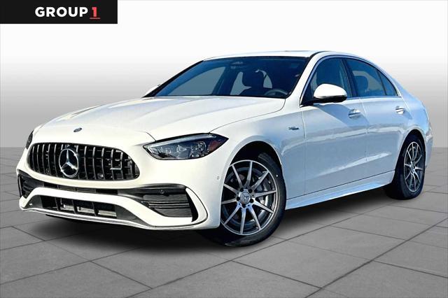 new 2025 Mercedes-Benz AMG C 43 car, priced at $67,300