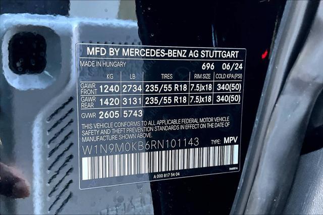 new 2024 Mercedes-Benz EQB 300 car, priced at $61,075