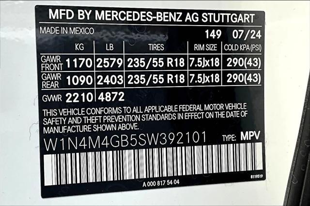 new 2025 Mercedes-Benz GLB 250 car, priced at $49,845