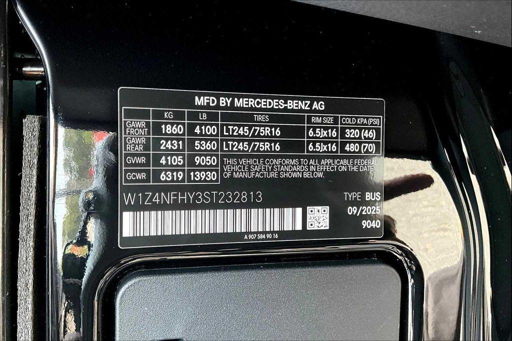 new 2025 Mercedes-Benz Sprinter 2500 car, priced at $80,410