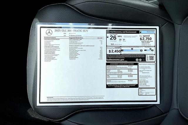 new 2025 Mercedes-Benz GLC 300 car, priced at $65,130