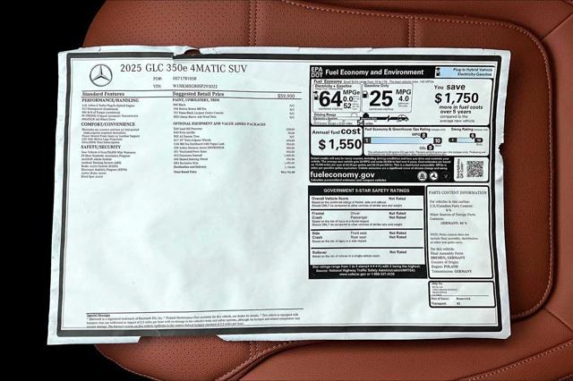 used 2025 Mercedes-Benz GLC 350e car