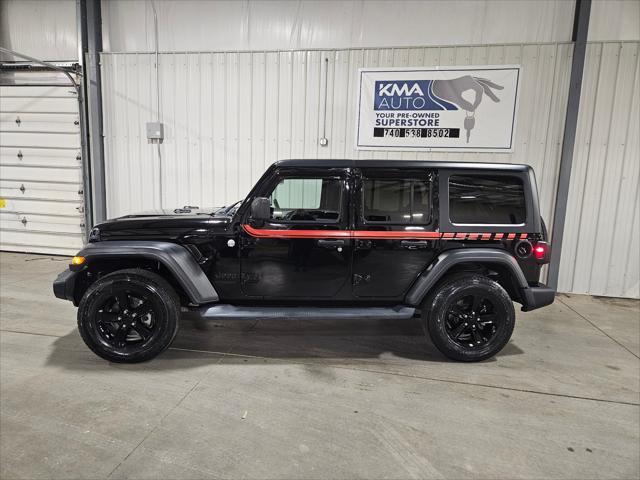 used 2020 Jeep Wrangler Unlimited car, priced at $29,000