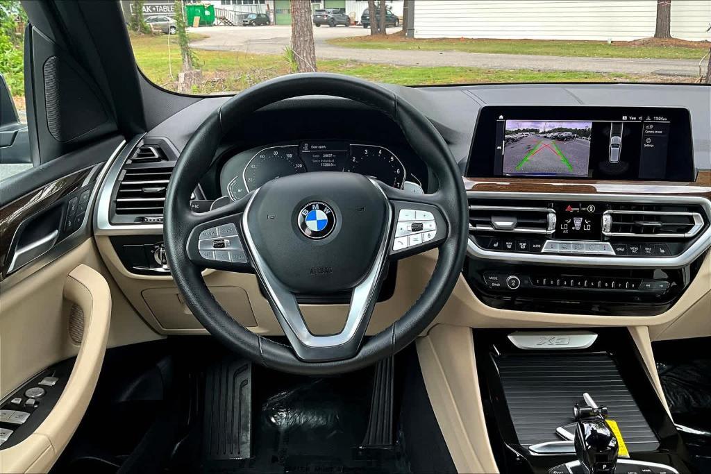 used 2022 BMW X3 car, priced at $37,900