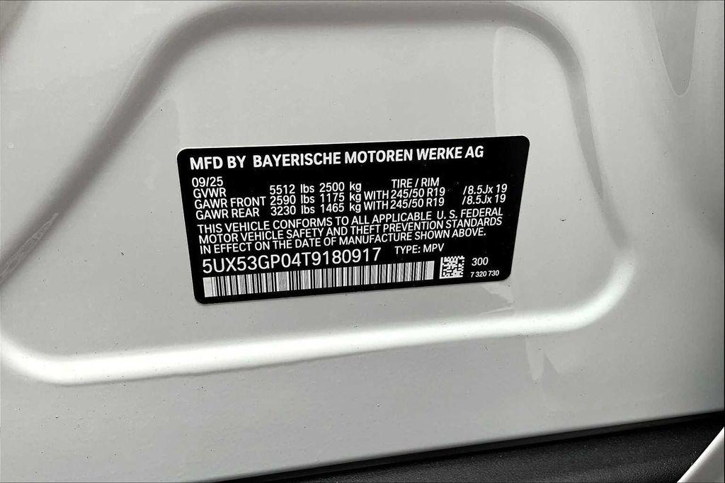 new 2026 BMW X3 car, priced at $53,575