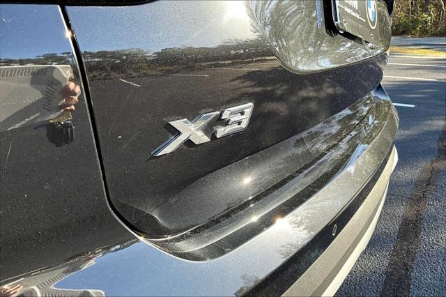 used 2022 BMW X3 car, priced at $33,900