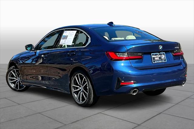 used 2021 BMW 330 car, priced at $29,124