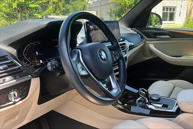 used 2022 BMW X3 car, priced at $35,700