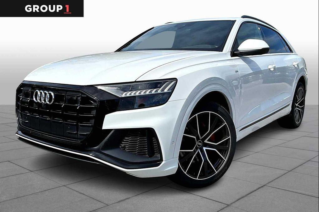 used 2021 Audi Q8 car, priced at $37,800