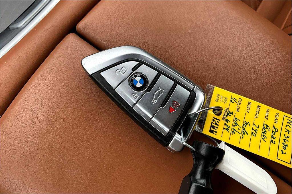 used 2022 BMW 740 car, priced at $43,900