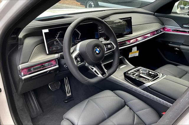 new 2025 BMW 740 car, priced at $100,475