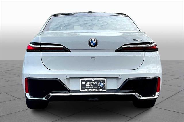 new 2025 BMW 740 car, priced at $100,475