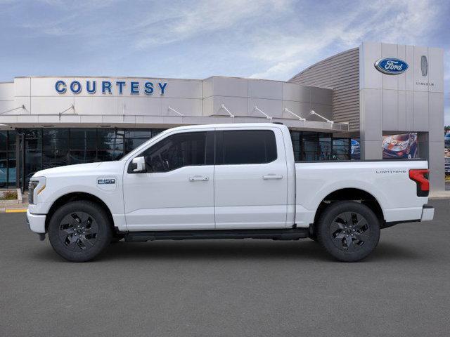 new 2025 Ford F-150 Lightning car, priced at $75,445