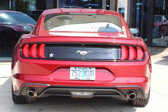 used 2018 Ford Mustang car, priced at $23,232