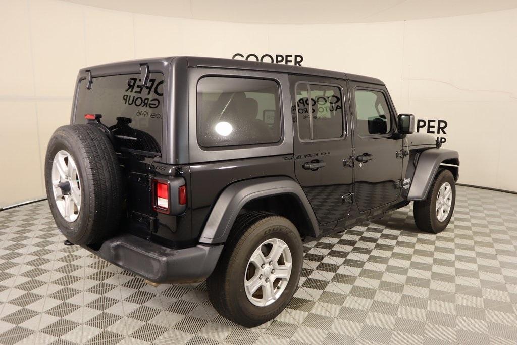 used 2021 Jeep Wrangler Unlimited car, priced at $27,637