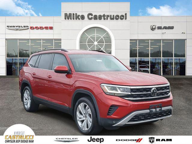 used 2021 Volkswagen Atlas car, priced at $28,507