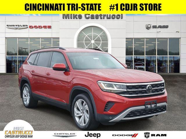 used 2021 Volkswagen Atlas car, priced at $26,617