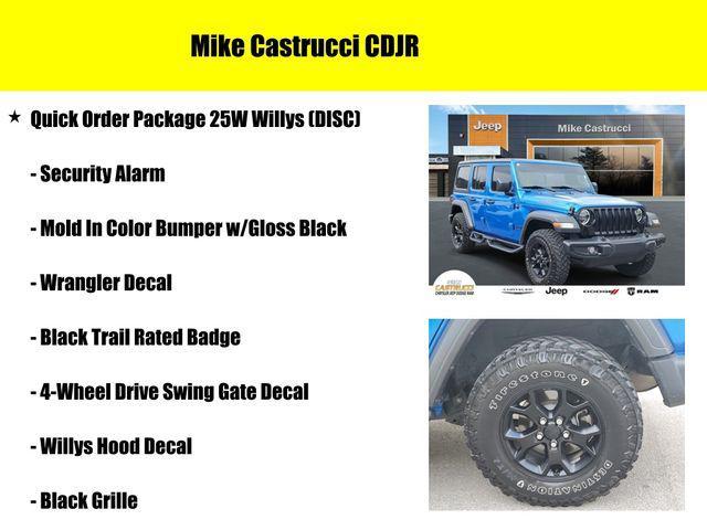 used 2021 Jeep Wrangler car, priced at $33,500