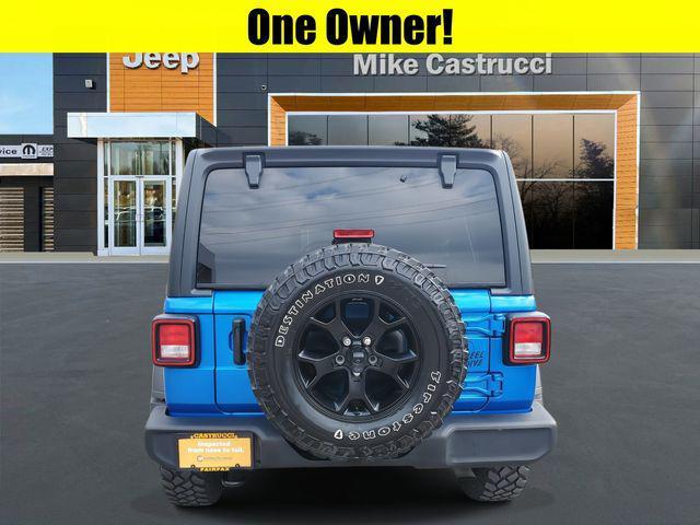 used 2021 Jeep Wrangler car, priced at $33,500