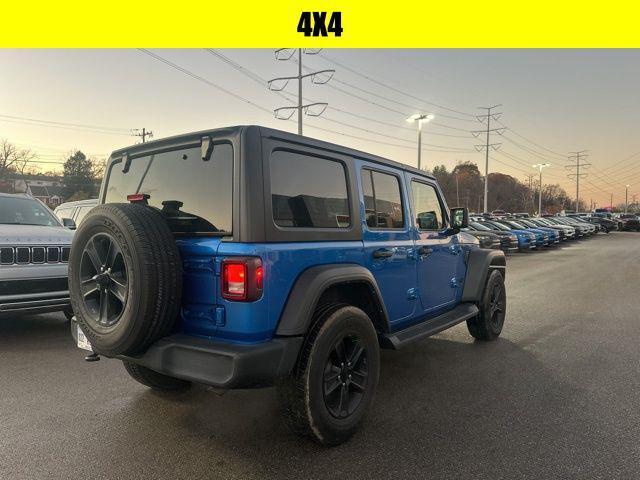 used 2021 Jeep Wrangler Unlimited car, priced at $32,120