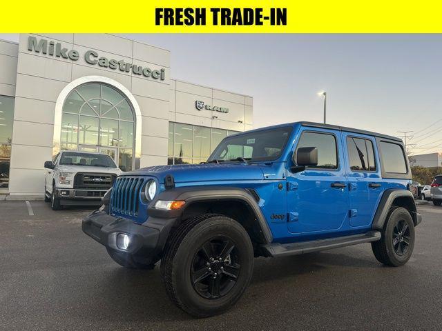 used 2021 Jeep Wrangler Unlimited car, priced at $32,120