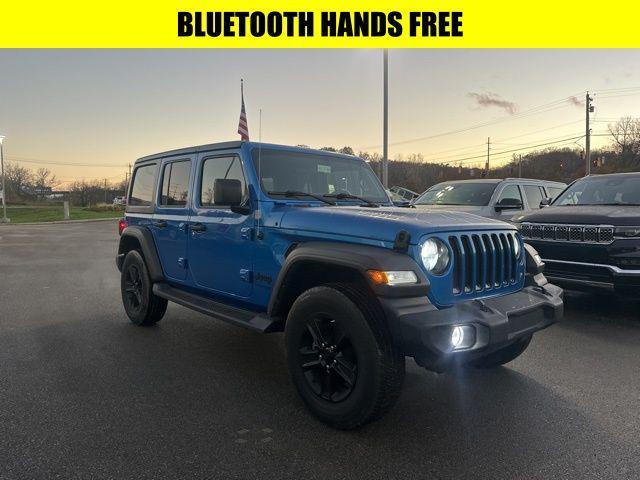 used 2021 Jeep Wrangler Unlimited car, priced at $32,120