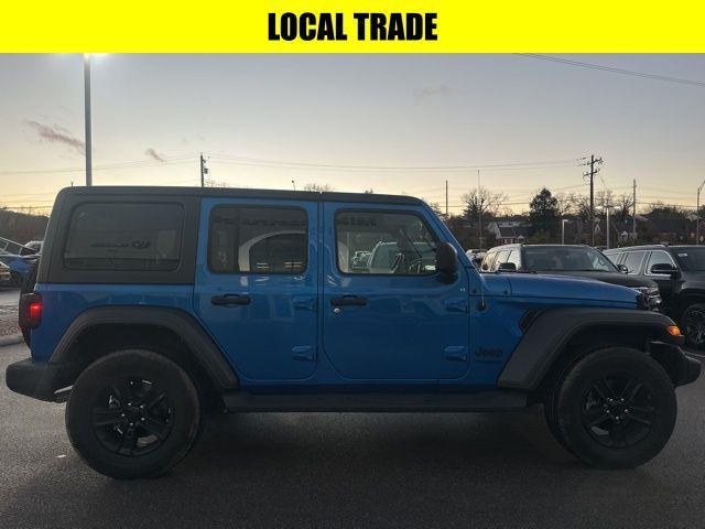 used 2021 Jeep Wrangler Unlimited car, priced at $32,120