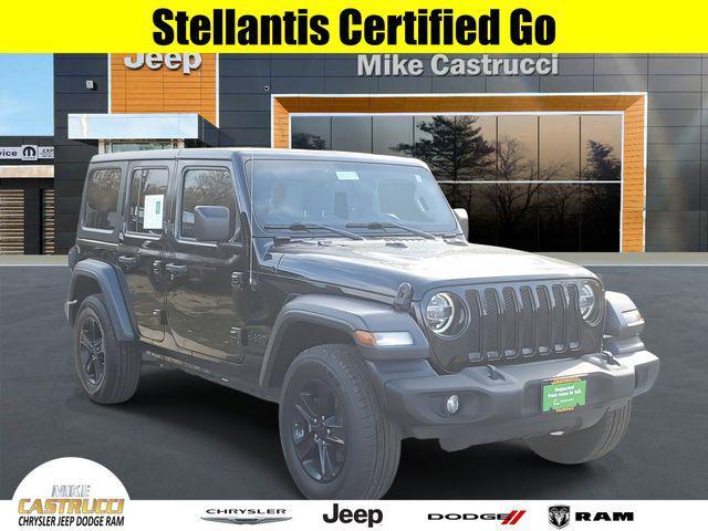 used 2021 Jeep Wrangler Unlimited car, priced at $27,323