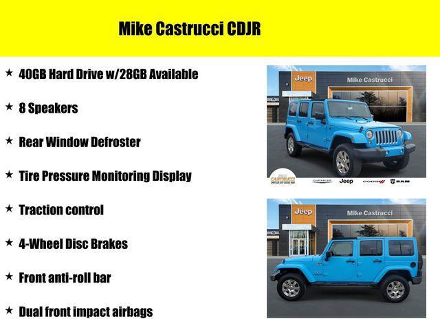 used 2017 Jeep Wrangler Unlimited car, priced at $20,815