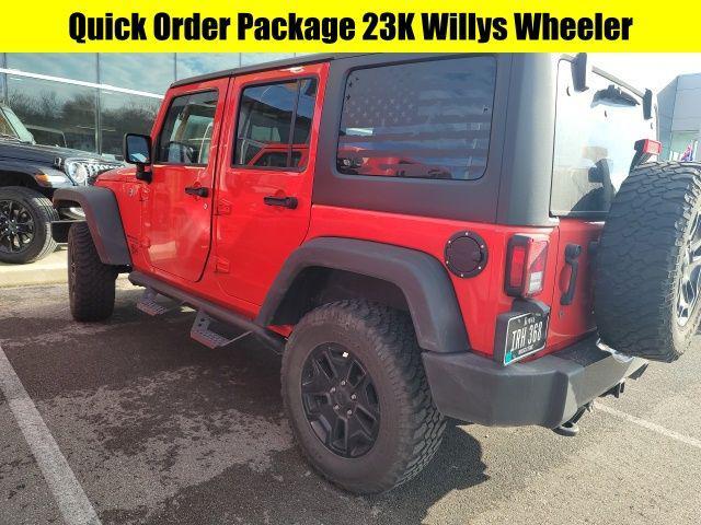 used 2017 Jeep Wrangler Unlimited car, priced at $23,500