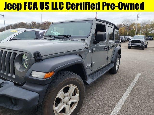 used 2021 Jeep Wrangler Unlimited car, priced at $29,792