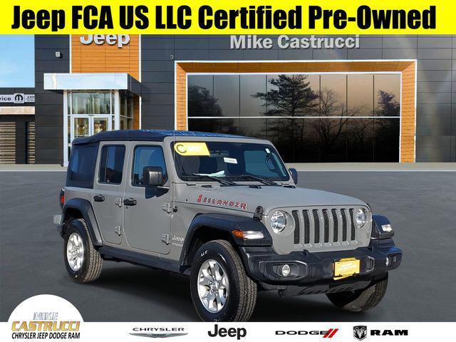 used 2021 Jeep Wrangler Unlimited car, priced at $31,314